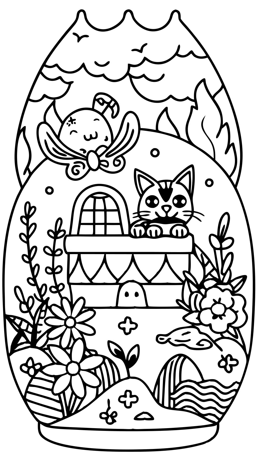 hidden pictures coloring pages